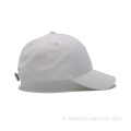 Casquette de baseball blanche construite